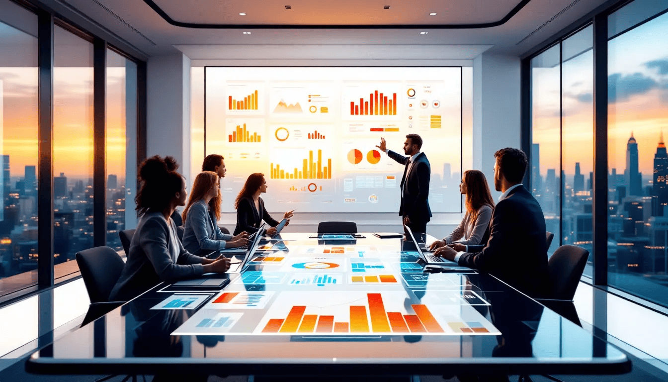 An illustration of a law firm marketing strategy being developed.