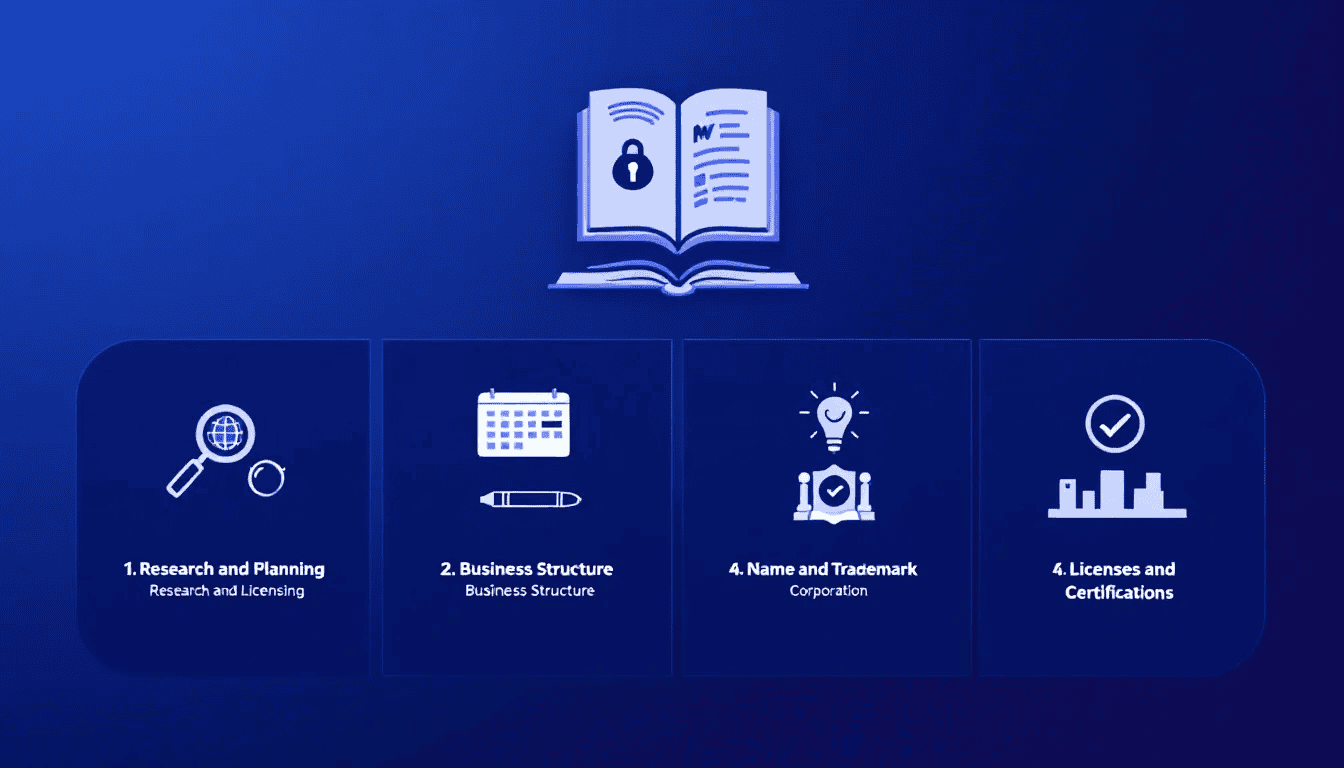 Registering and licensing a law firm.