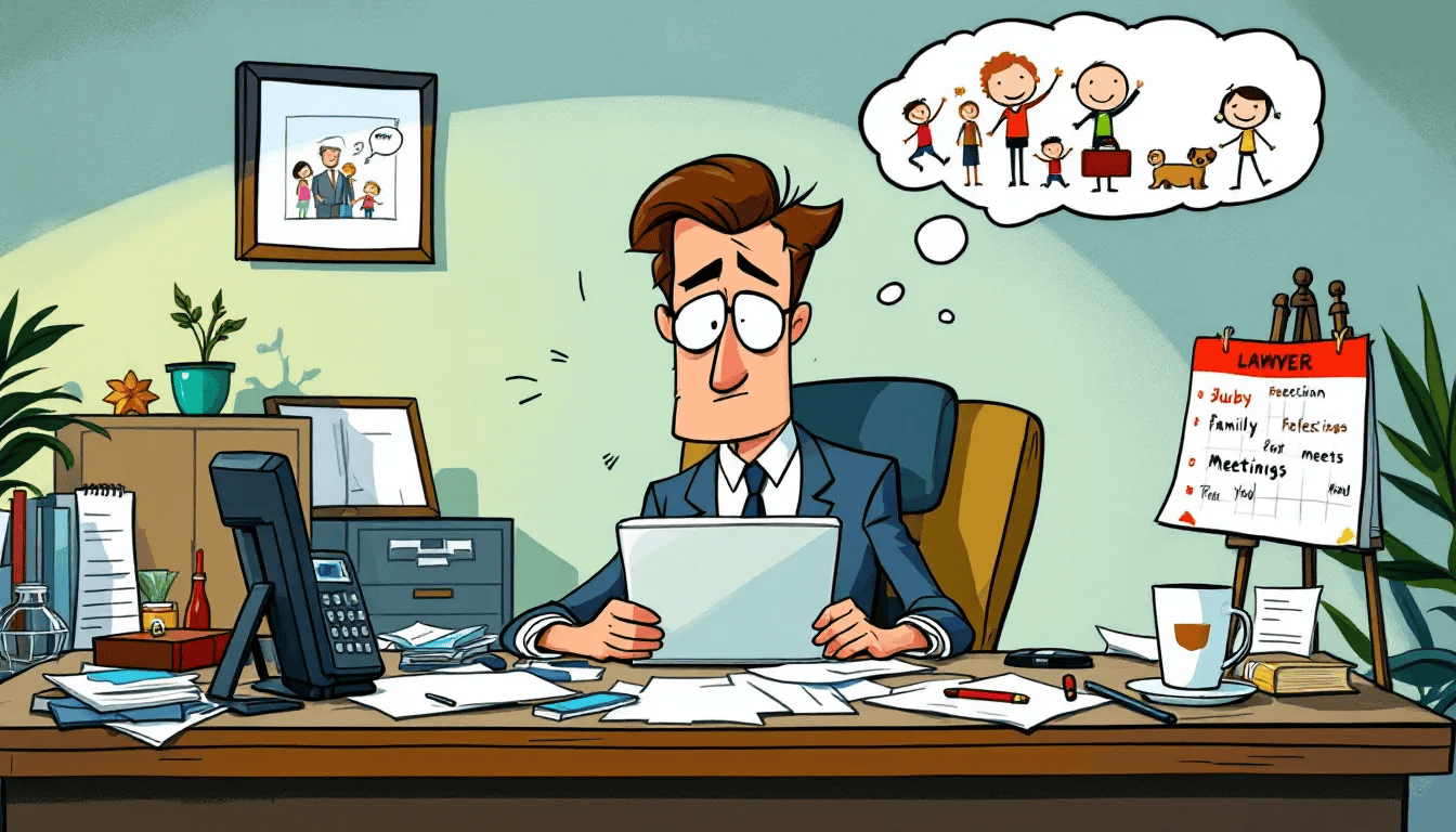 A lawyer exploring flexible work arrangements for better work life balance.